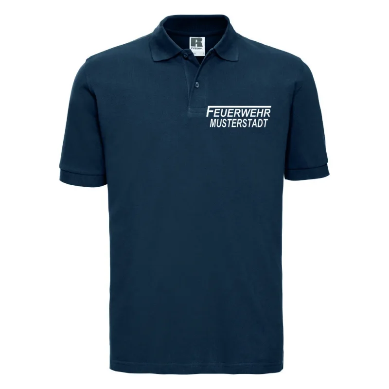 Feuerwehr Polo-Shirt navy blau