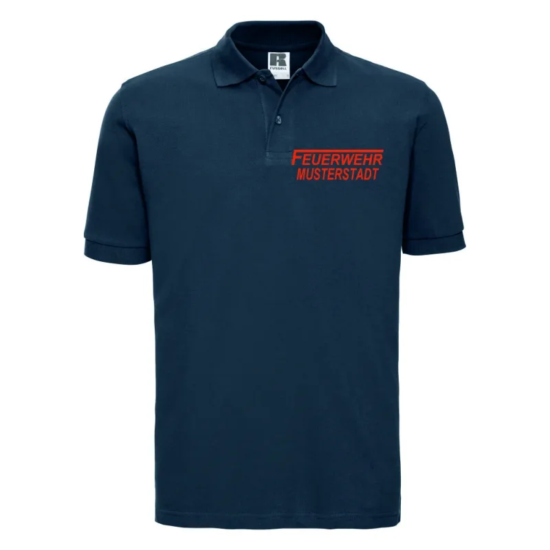 Feuerwehr Polo-Shirt navy blau