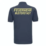 Feuerwehr Polo-Shirt navy blau