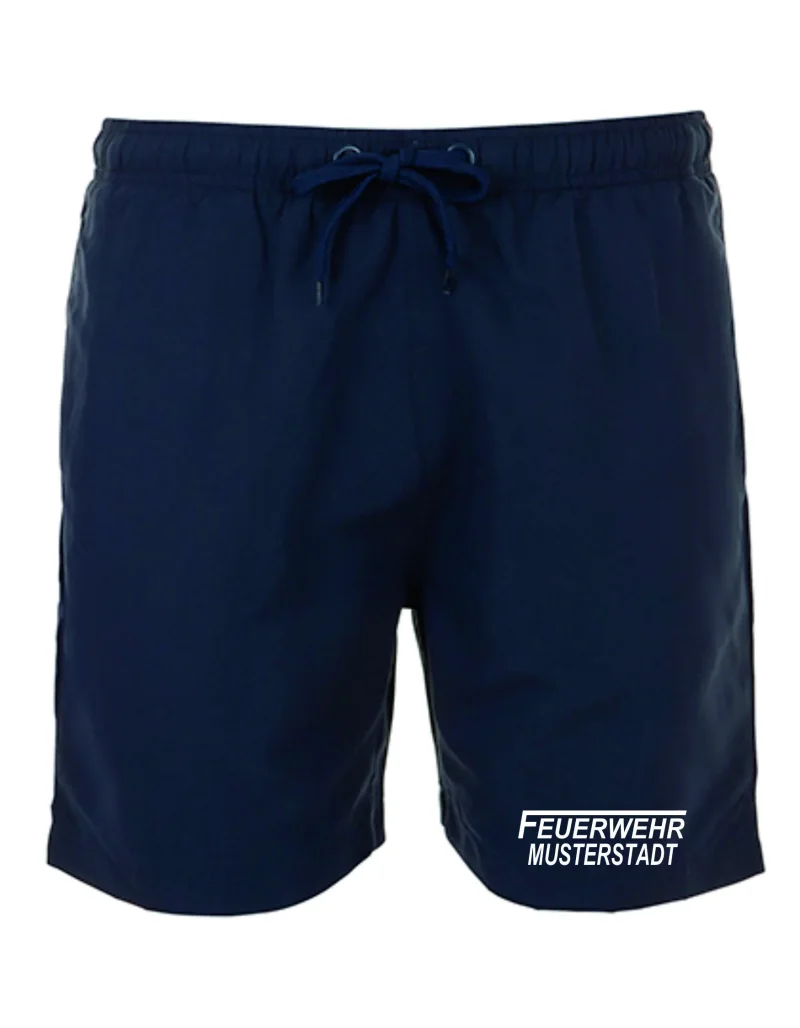 Feuerwehr Badehose navy blau