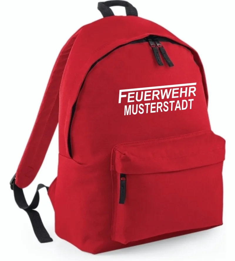 Feuerwehr Rucksack rot